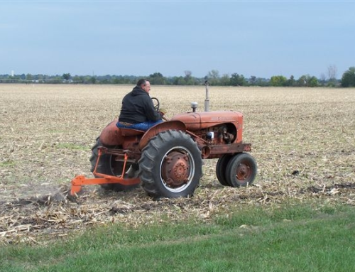 Sub-Soiling Dry Hay Fields